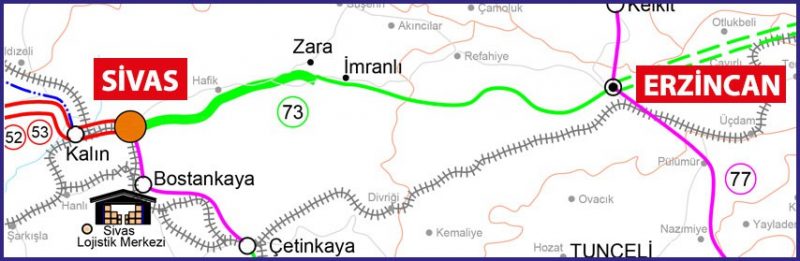 Erzincan hızlı tren hattı istasyonları